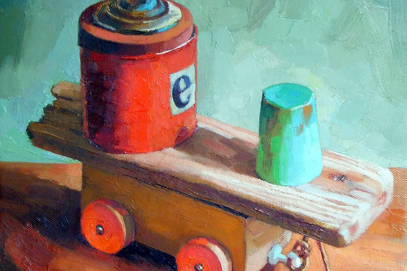 Junk Toy 5, Oil on Canvas