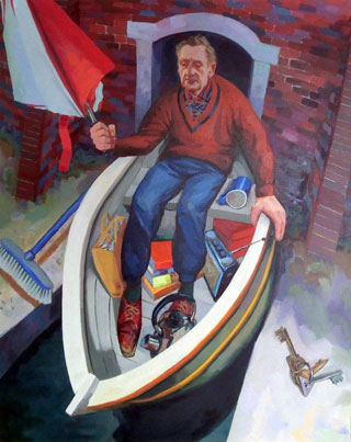 <em>All He Possesses</em>, oil on canvas, 94x80cm