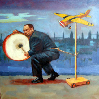 <em>Harbinger</em>, oil on canvas, 50x60cm